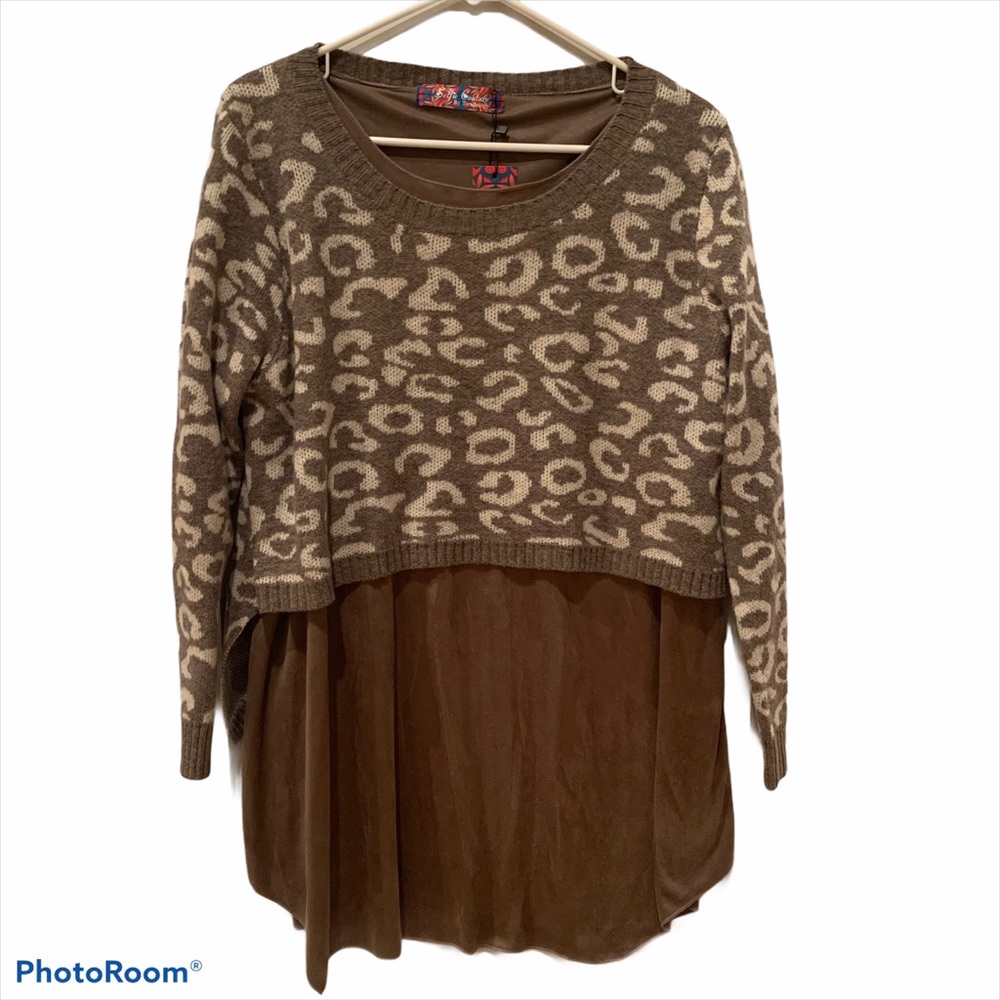 Selfie Couture Trendology Velour Sweater Dress S/M